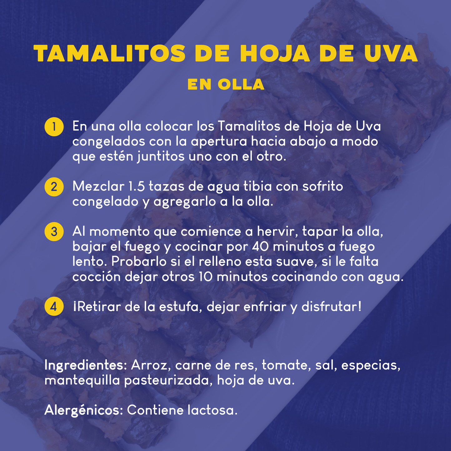 Tamalitos de Hoja de Uva
