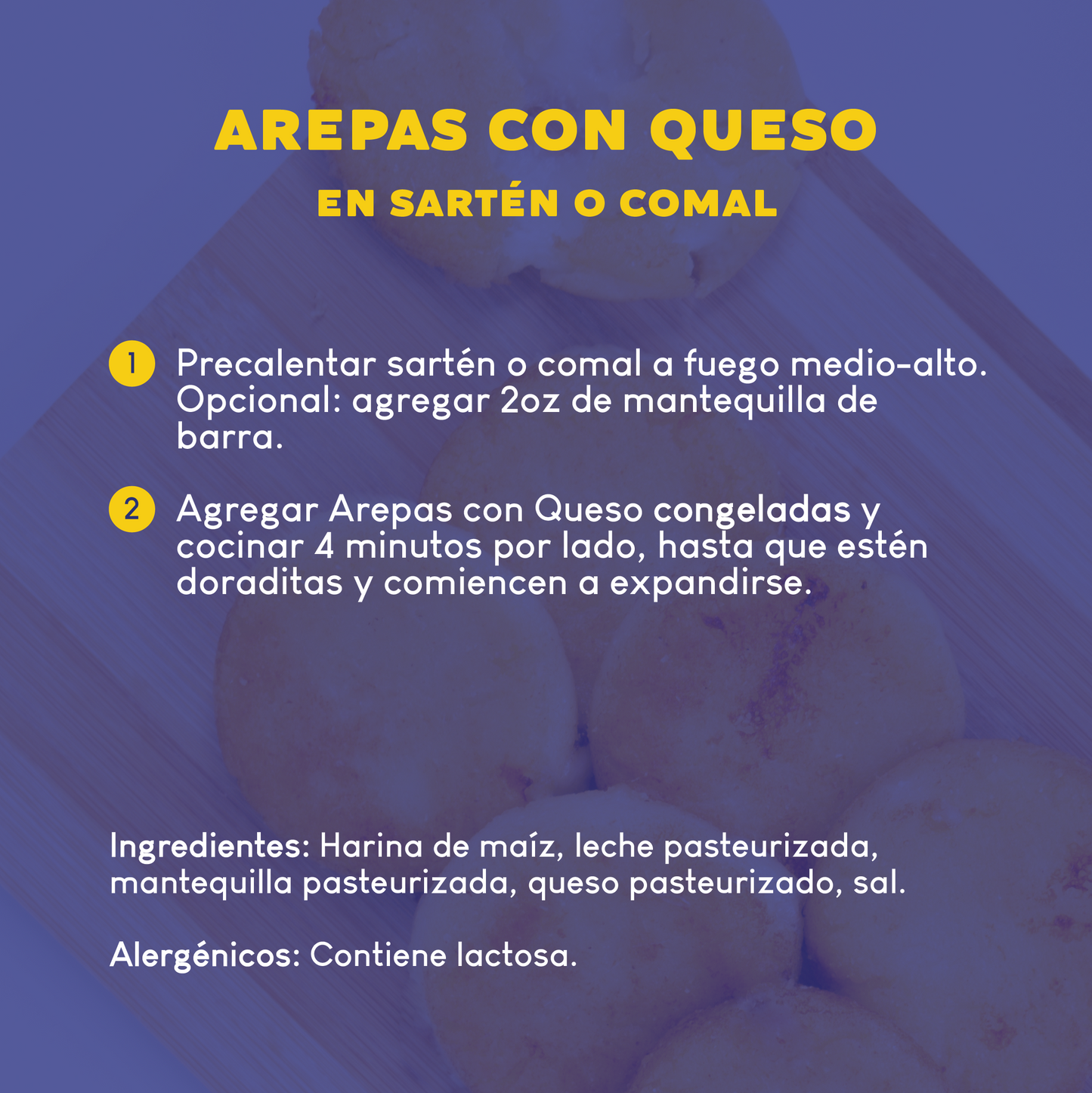 Arepas con Queso