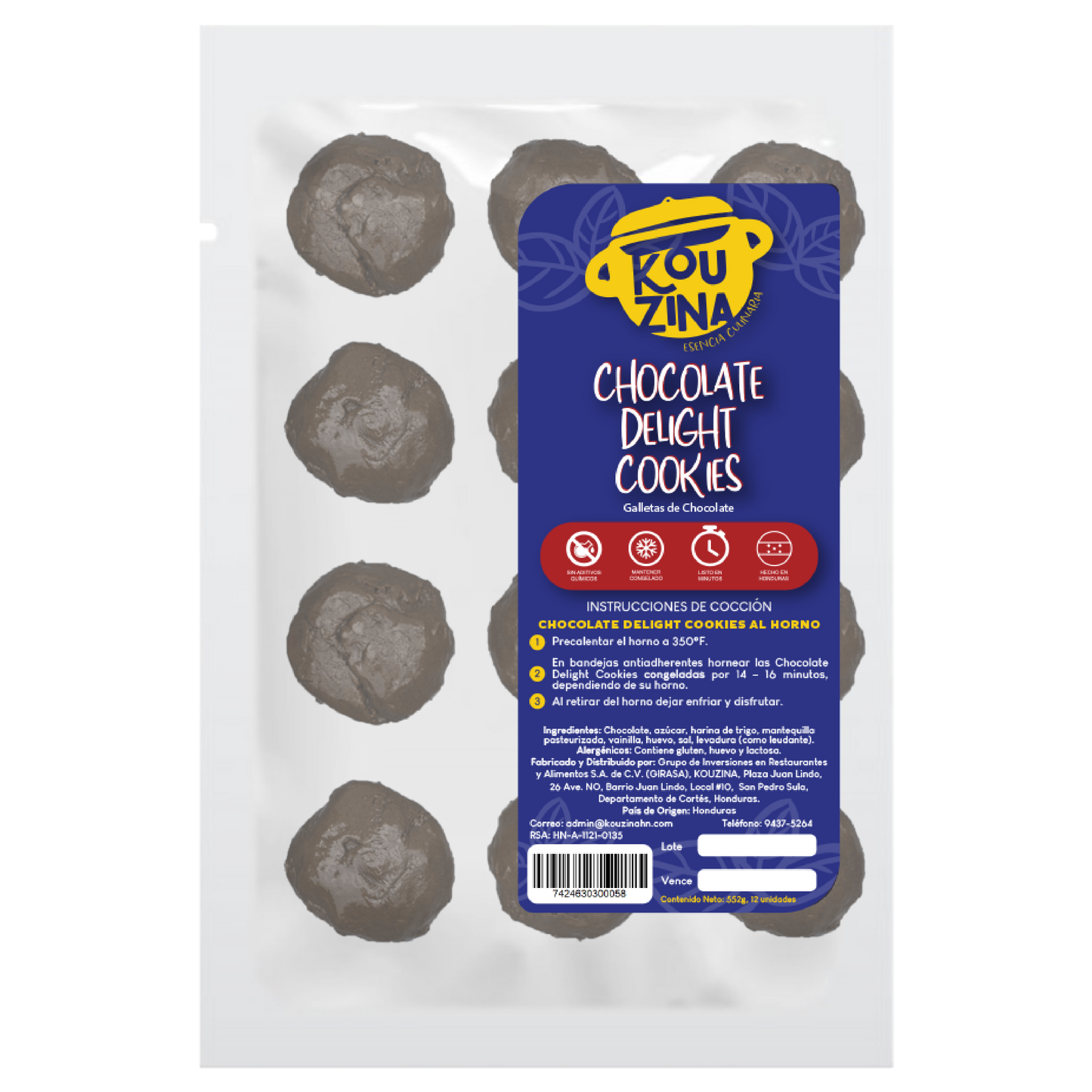 Galletas de Chocolate en Honduras