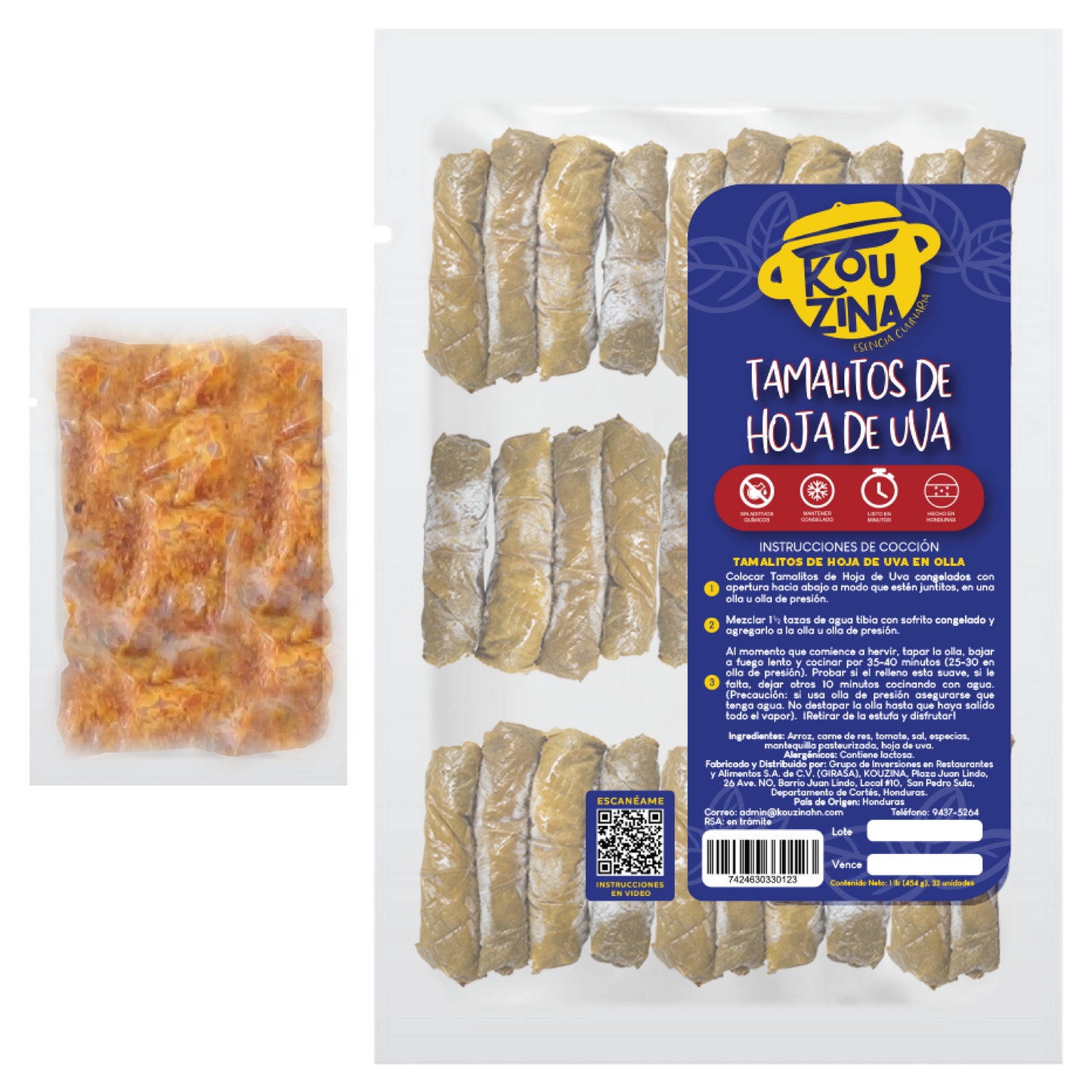 Tamalitos de Hoja de Uva