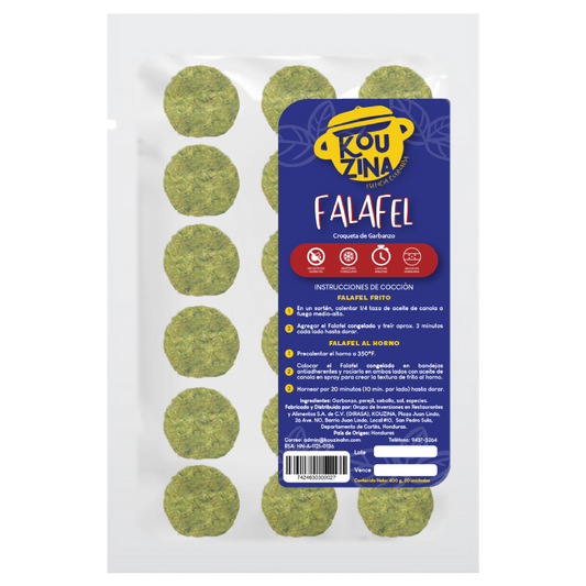 Falafel - croqueta de garbanzo en Honduras